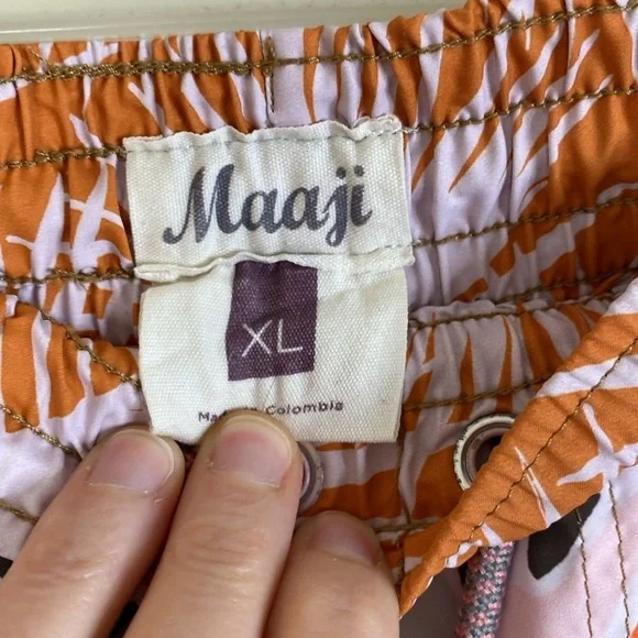 Maaji swim trunks men’s XL tropical inner lining EUC - Picture 5 of 7